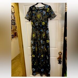 Lularoe mesh overlay or beach dress, EUC